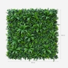Haie artificielle réaliste panneau 3D jardin 100x100cm Farnuk Réductions