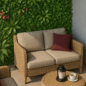 Kunsthaag 3D paneel 100x100 cm met realistische planten Cerrum Aanbod