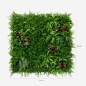 Kunsthaag 3D paneel 100x100 cm met realistische planten Cerrum Kortingen