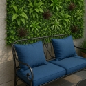 Kunsthaag 100x100 cm met realistische 3D planten Briux Aanbod