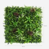 Kunsthaag 100x100 cm met realistische 3D planten Briux Kortingen