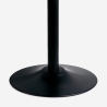 Moderne ronde zwarte Goblet stijl eettafel 120cm Blackwood+ Catalogus