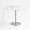 Ronde Goblet tafel 80cm klassieke stijl gouden marmereffect Monika Prijs