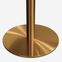 Ronde Goblet tafel 80cm klassieke stijl gouden marmereffect Monika Keuze