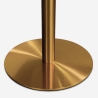 Ronde Goblet tafel 80cm klassieke stijl gouden marmereffect Monika Keuze