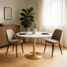 Ronde Goblet tafel 80cm klassieke stijl gouden marmereffect Monika Korting