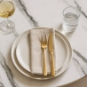Ronde Goblet tafel 80cm klassieke stijl gouden marmereffect Monika Afmetingen