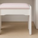 Make-up kaptafel Babette met ovale spiegel en kruk Karakteristieken