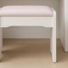Make-up kaptafel Babette met ovale spiegel en kruk Karakteristieken