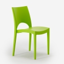 Moderne stapelbare stoelen in polypropyleen voor thuis en horeca Paris Voorraad