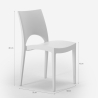 Moderne stapelbare stoelen in polypropyleen voor thuis en horeca Paris 