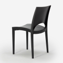 Lot de 24 Chaises Paris Grand Soleil en polypropylène Restaurant bar café Dimensions