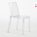 Lot de 18 Chaises Cristal Light Grand Soleil Transparent promo offre pour Bar café Promotion