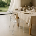 Lot de 18 Chaises Cristal Light Grand Soleil Transparent promo offre pour Bar café Catalogue