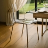 Chaise avec pieds en acier empilable pour bar et cuisine Lollipop Grand Soleil Remises