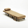 Fauteuil convertible 1 place chauffeuse en tissu Deborah 