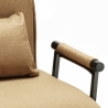 Fauteuil convertible 1 place chauffeuse en tissu Deborah 