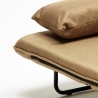 Fauteuil convertible 1 place chauffeuse en tissu Deborah 