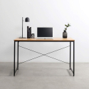 Industrieel bureau 150x60cm van hout en staal Wootop Verkoop
