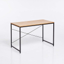 Industrieel bureau 150x60cm van hout en staal Wootop Aanbod