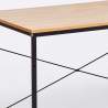 Industrieel bureau 150x60cm van hout en staal Wootop Kortingen