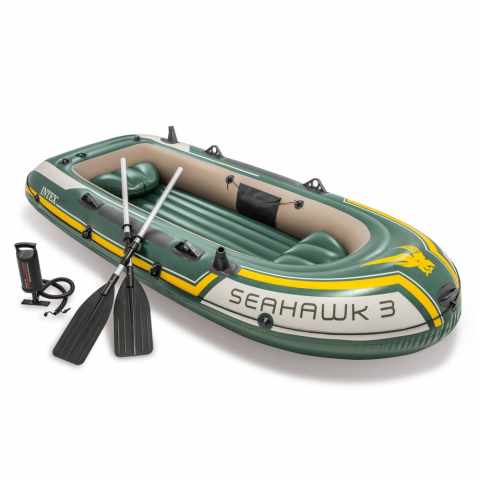 Opblaasbare 3-persoons rubberboot Intex 68380 Seahawk Aanbieding