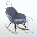 Modern design schommelstoel ROCKing  