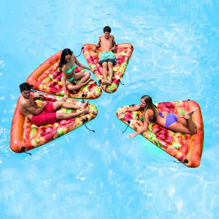 bereiken Verbinding verbroken logboek Pizza Slice luchtbed Intex 58752 voor zwembad