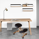 Ergonomische kniestoel van hout en kunstleer bureaustoel Balancewood  Aankoop