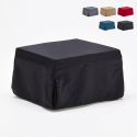 Pouf lit pliant confortable 1 place design moderne Morfeo Dimensions