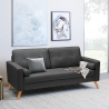 Canapé 3 Places Design Moderne Style Scandinave en Tissu Acquamarina Modèle