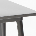 table haute industrielle 60x60 de bar pour tabourets acier et métal nut Caractéristiques