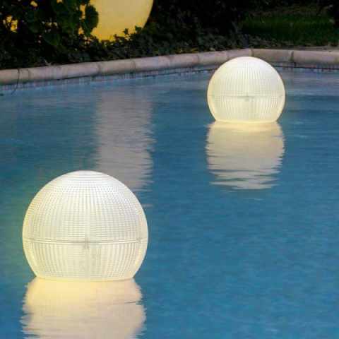 Bolvormige led-lantaarn met zonne-energie Drijvend Hangend Waterdicht Globe