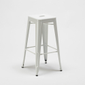 table haute + 4 tabourets métalliques conçus par industrial gowanus 