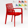 Polypropyleen stoelen armleuningen tuin cafès Grand Soleil Gruvyer Arm 