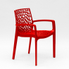 Polypropyleen stoelen armleuningen tuin cafès Grand Soleil Gruvyer Arm 