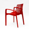 Polypropyleen stoelen armleuningen tuin cafès Grand Soleil Gruvyer Arm 