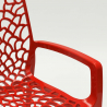 Polypropyleen stoelen armleuningen tuin cafès Grand Soleil Gruvyer Arm 