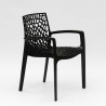 Polypropyleen stoelen armleuningen tuin cafès Grand Soleil Gruvyer Arm 