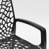 Polypropyleen stoelen armleuningen tuin cafès Grand Soleil Gruvyer Arm 