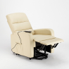 Fauteuil relax électrique inclinable avec releveur en similicuir Elizabeth Design 