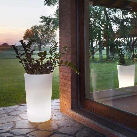 Grand vase lumineux design X-Pot 135 Slide Promotion