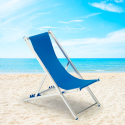 Transat chaise de plage pliante piscine jardin aluminium Riccione Caractéristiques