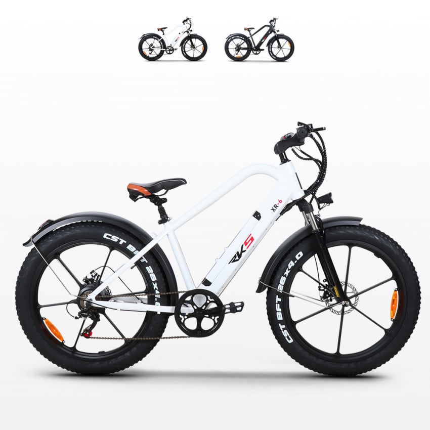 Verdorde stijfheid insect XR6: Elektrische Fiets E-Bike Cruiser Custom 250W RKS Shimano