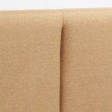 Eenpersoons bed van stof met lattenbodem 80x190 cm Montreux Twin Prijs