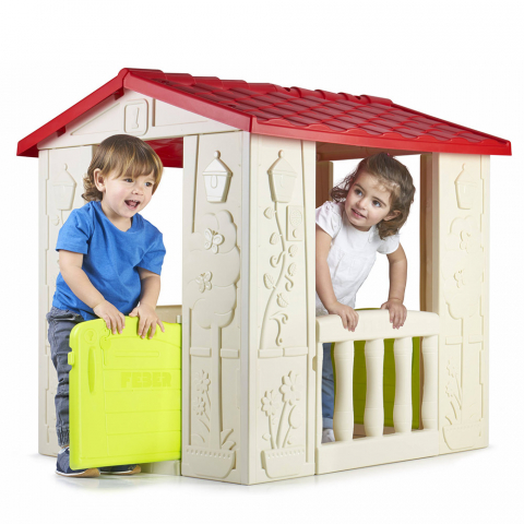 Plastic Speelhuis voor Kinderen voor Binnen of Buiten Feber Happy House