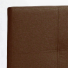 Lit 1 place en tissu avec tête de lit et sommier 80x190 Lausanne Twin 