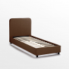 Eenpersoons Bed van Stof met Lattenbodem 80x190 Zurich Twin Kosten