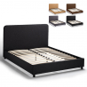 Twijfelaar bed van stof met lattenbodem 120x190 cm Zurich 