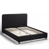 Twijfelaar bed van stof met lattenbodem 120x190 cm Zurich 